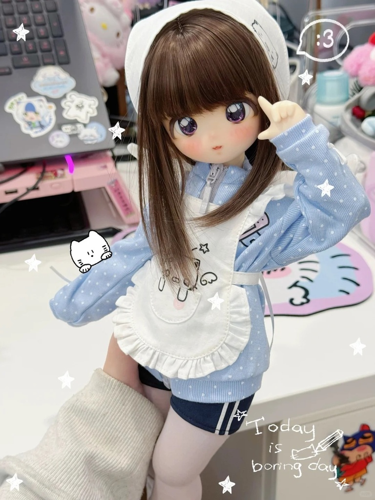 「受注」꒰ねこごはん🐾꒱「1/4ドール服 MDD, KUMAKO/OF」
