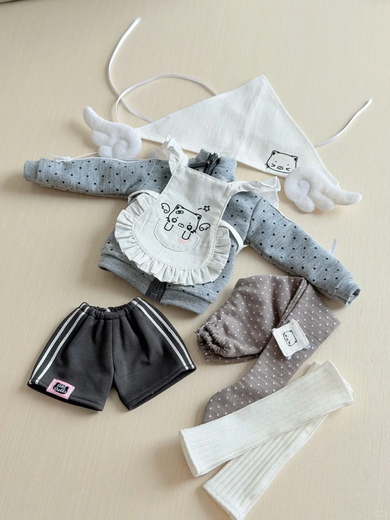 「受注」꒰ねこごはん🐾꒱「1/4ドール服 MDD, KUMAKO/OF」