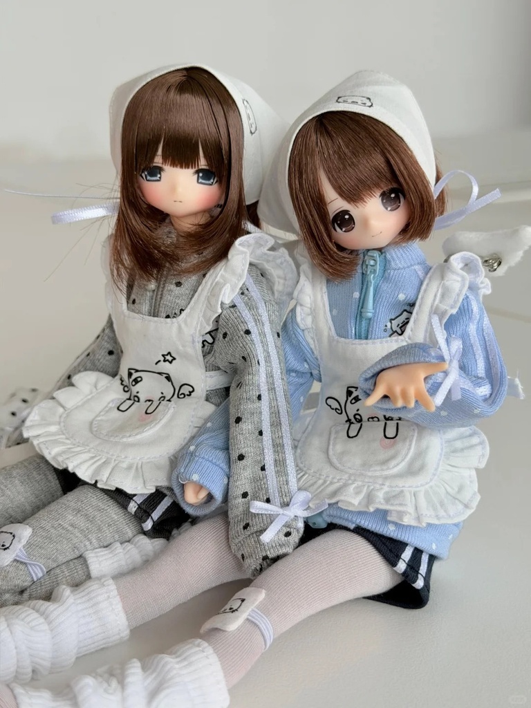 「受注」꒰ねこごはん🐾꒱「1/4・1/6ドール服 MDD, KUMAKO, AZONE/OF」