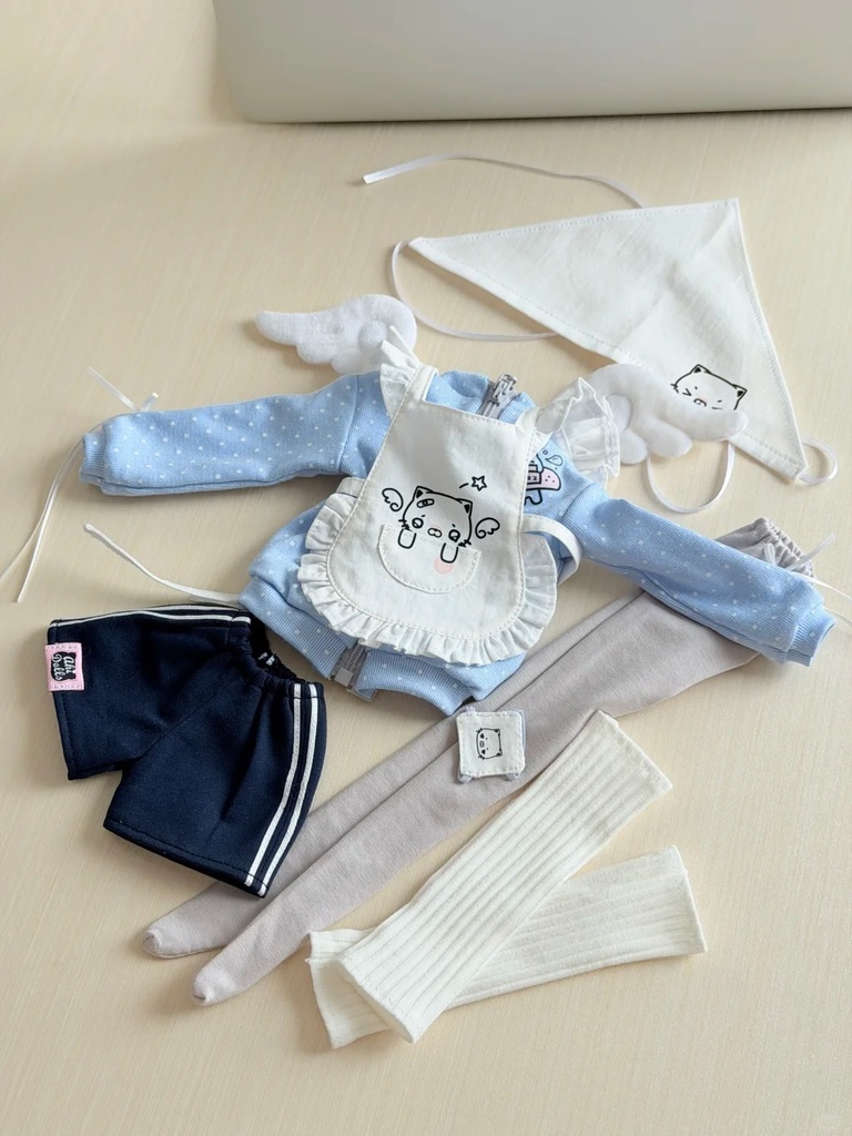 「受注」꒰ねこごはん🐾꒱「1/4ドール服 MDD, KUMAKO/OF」