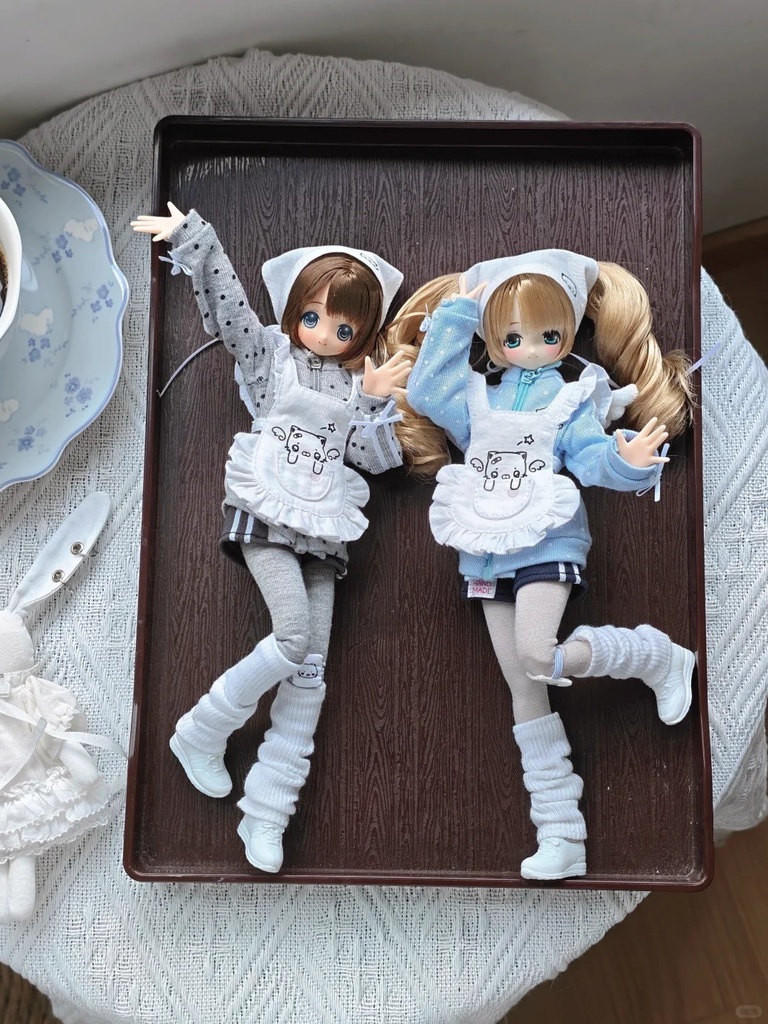 「受注」꒰ねこごはん🐾꒱「1/4・1/6ドール服 MDD, KUMAKO, AZONE/OF」