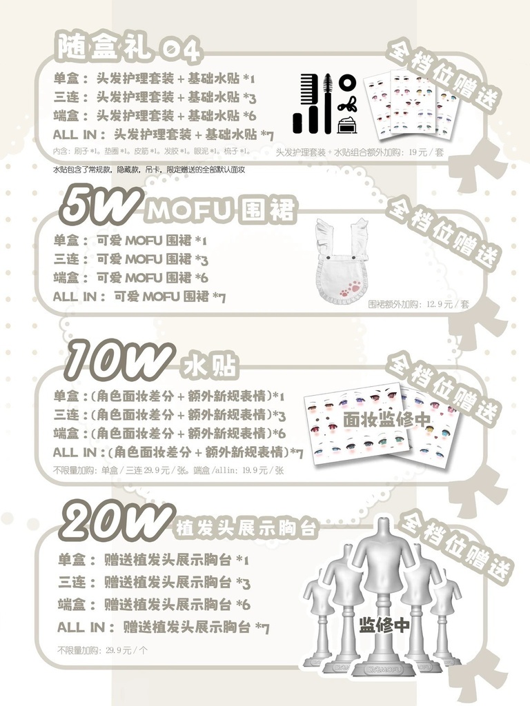 「受注」꒰眠る光MOFU💫꒱「1/6 BJD 植毛ドール」ブラインドボックス