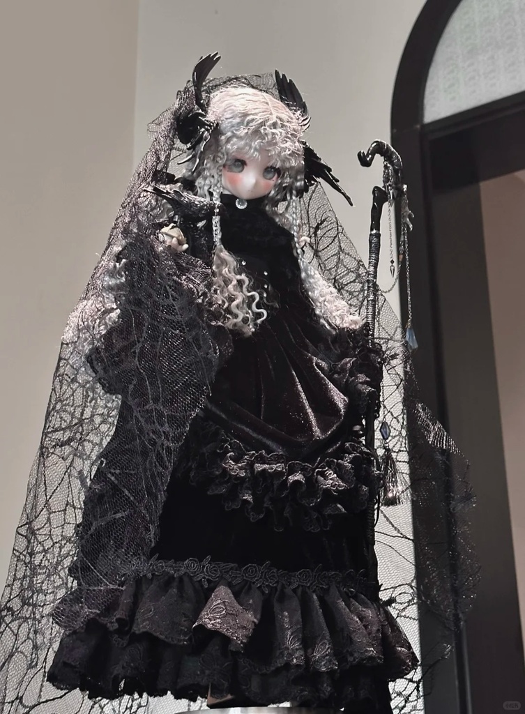 「受注」꒰十三夜の月꒱「sdgr・1/4ドール服」