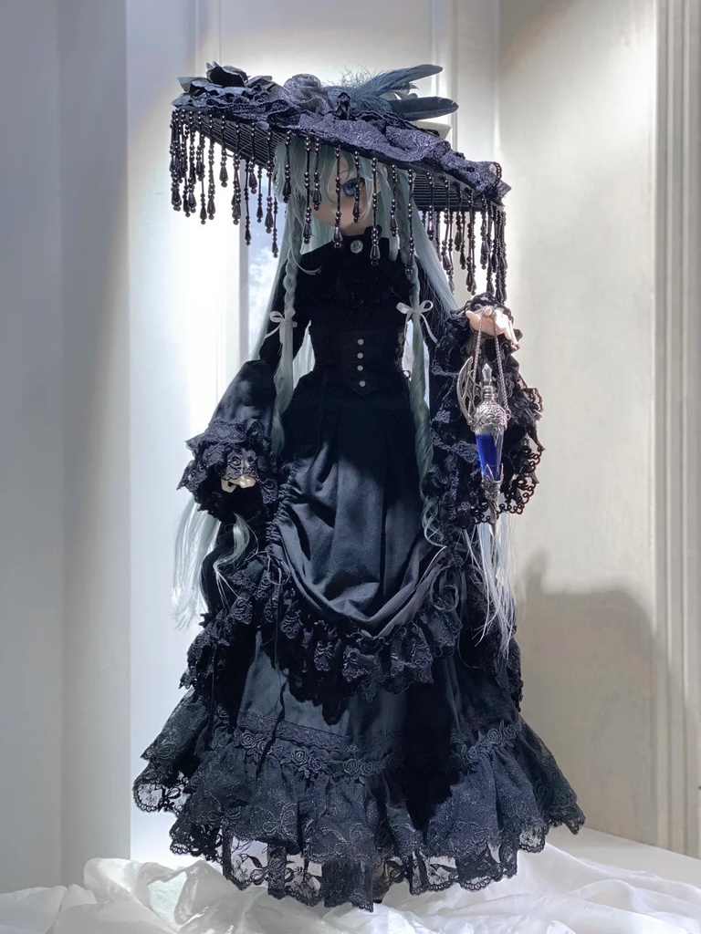 「受注」꒰十三夜の月꒱「sdgr・1/4ドール服」