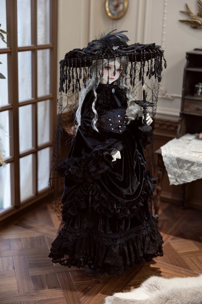 「受注」꒰十三夜の月꒱「sdgr・1/4ドール服」