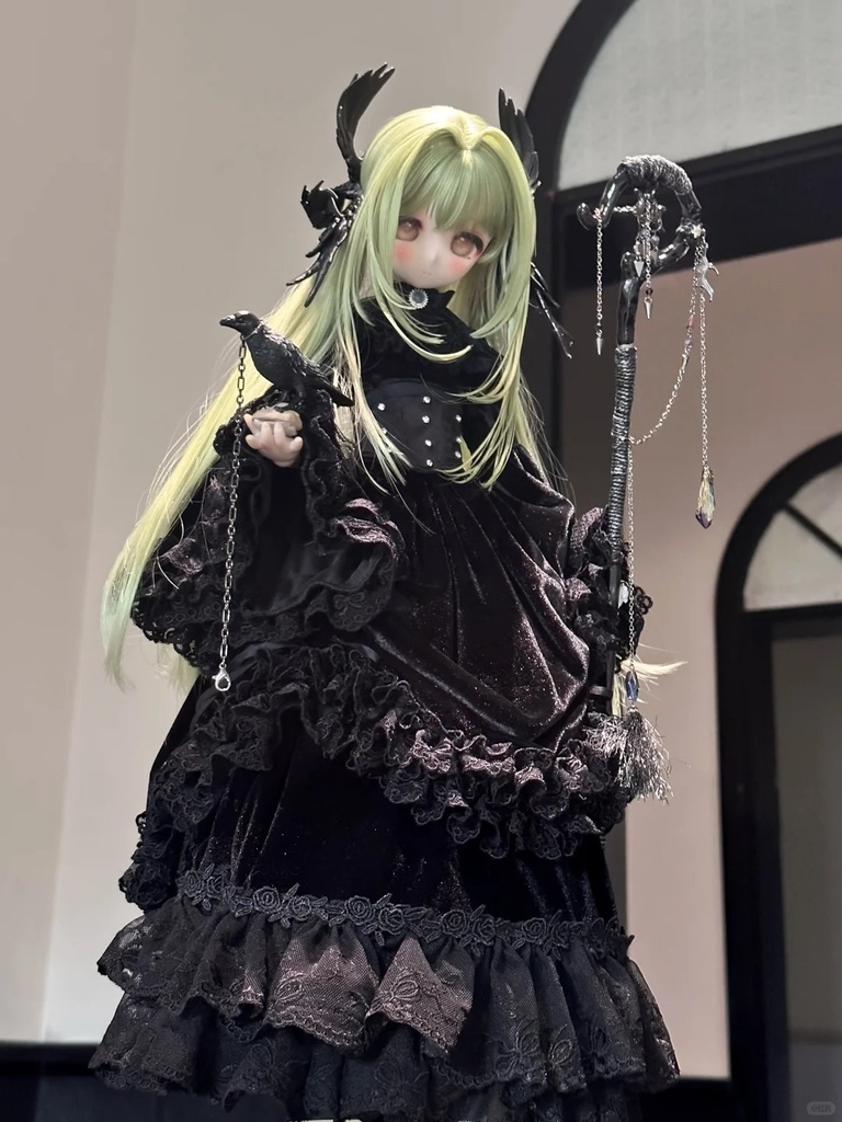 「受注」꒰十三夜の月꒱「sdgr・1/4ドール服」