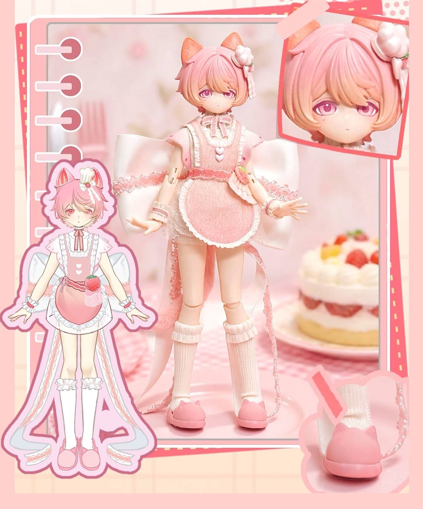 「受注」꒰異象の天国꒱「1/8 BJD」ブラインドボックス