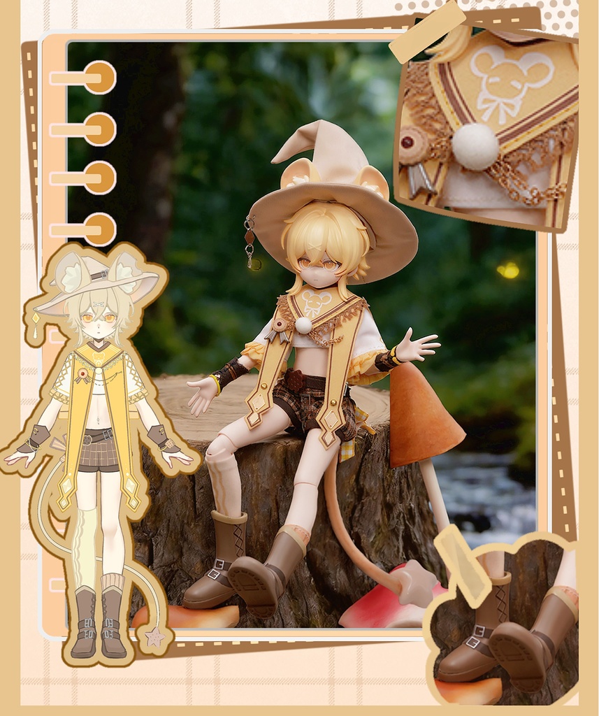 「受注」꒰異象の天国꒱「1/8 BJD」ブラインドボックス