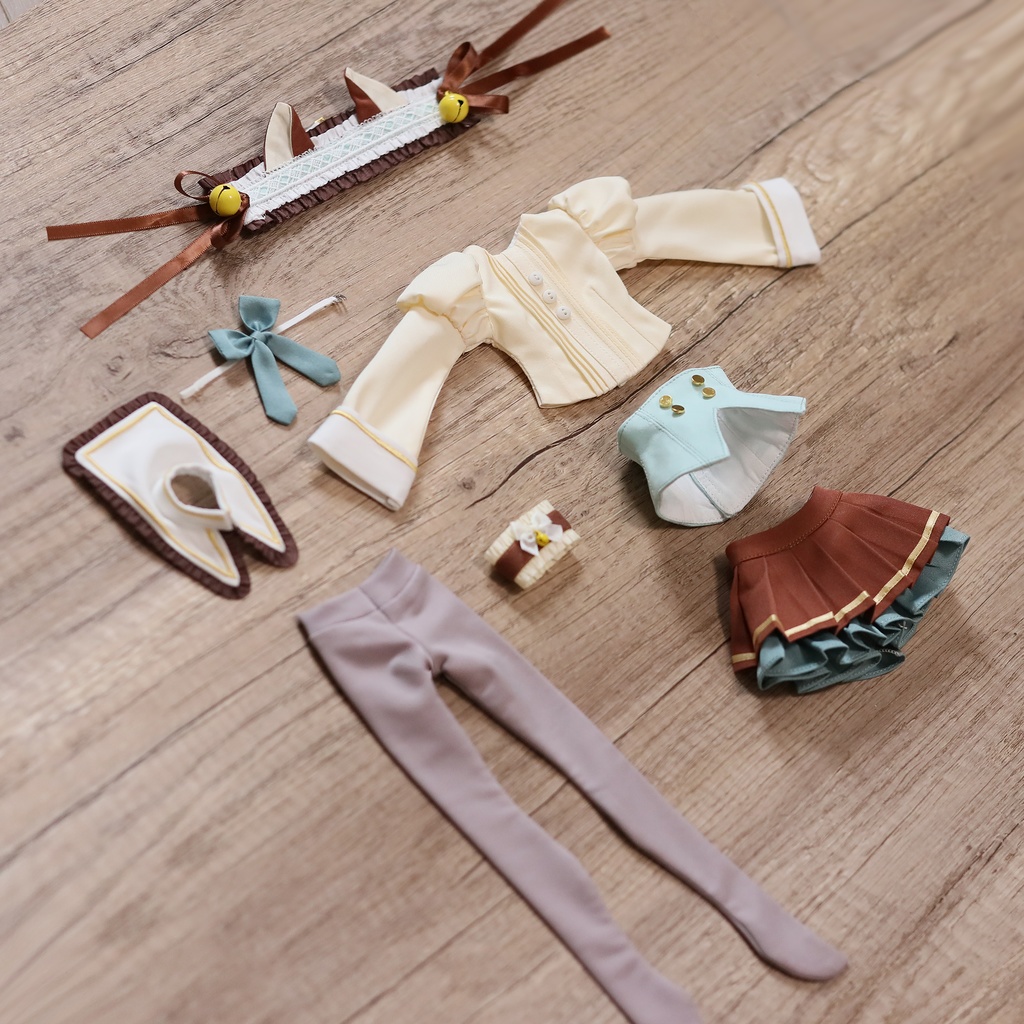 「受注」꒰猫見町꒱「1/4ドール服 MDD/OF」