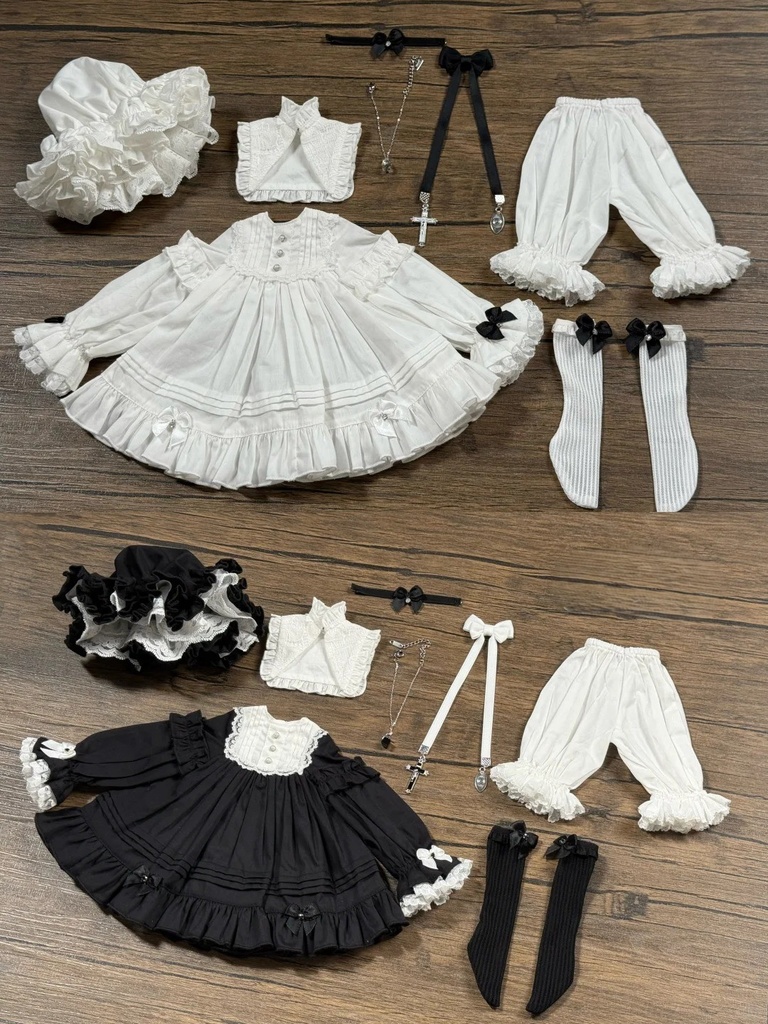 「受注」꒰揺り籠のミサ꒱「1/4ドール服 MDD, KUMAKO/OF」