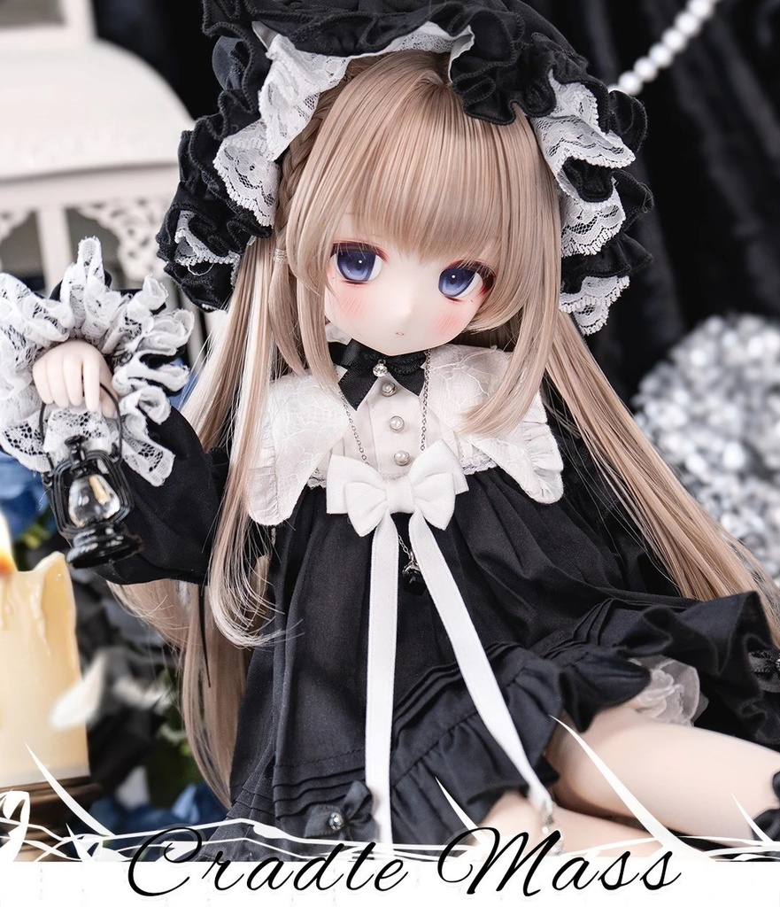 「受注」꒰揺り籠のミサ꒱「1/4ドール服 MDD, KUMAKO/OF」