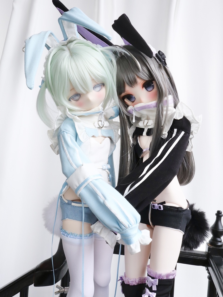「受注」꒰機能系うさぎ꒱「1/4ドール服 MDD, Angelphilia, DD/OF」