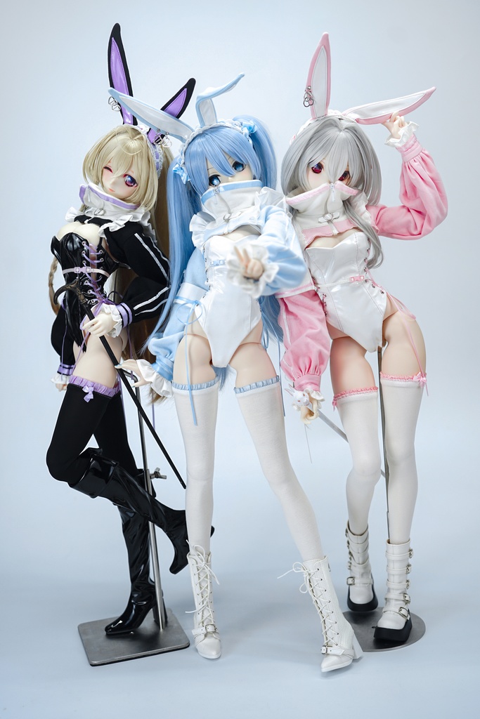 「受注」꒰機能系うさぎ꒱「1/4ドール服 MDD, Angelphilia, DD/OF」