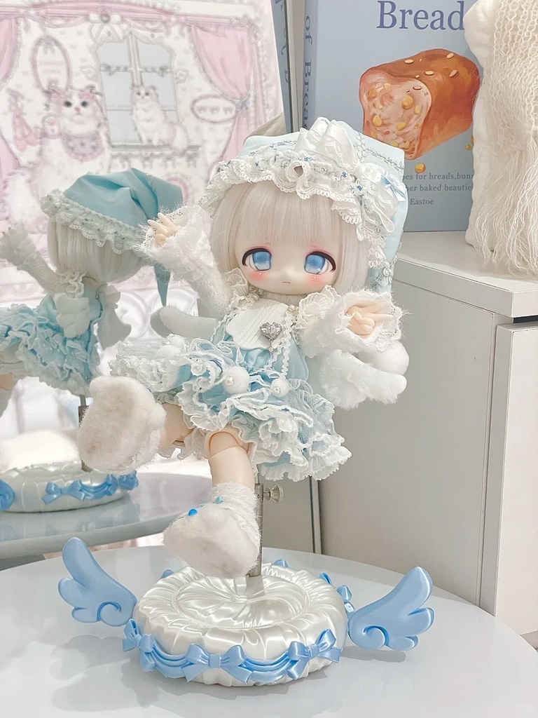 「受注」꒰天使のつばさ꒱「1/4・1/6ドール用スタンド」