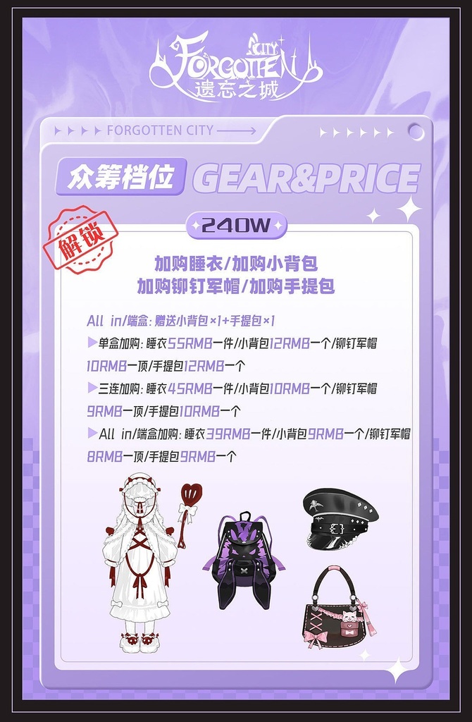 「受注」꒰忘却の城 The Forgotten City꒱ 「1/8 BJD ブラインドボックス」