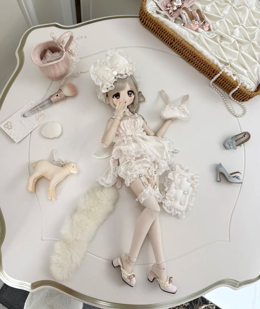 「受注」꒰ねむねむうさぎ꒱「1/4ドール服 MDD/OF」