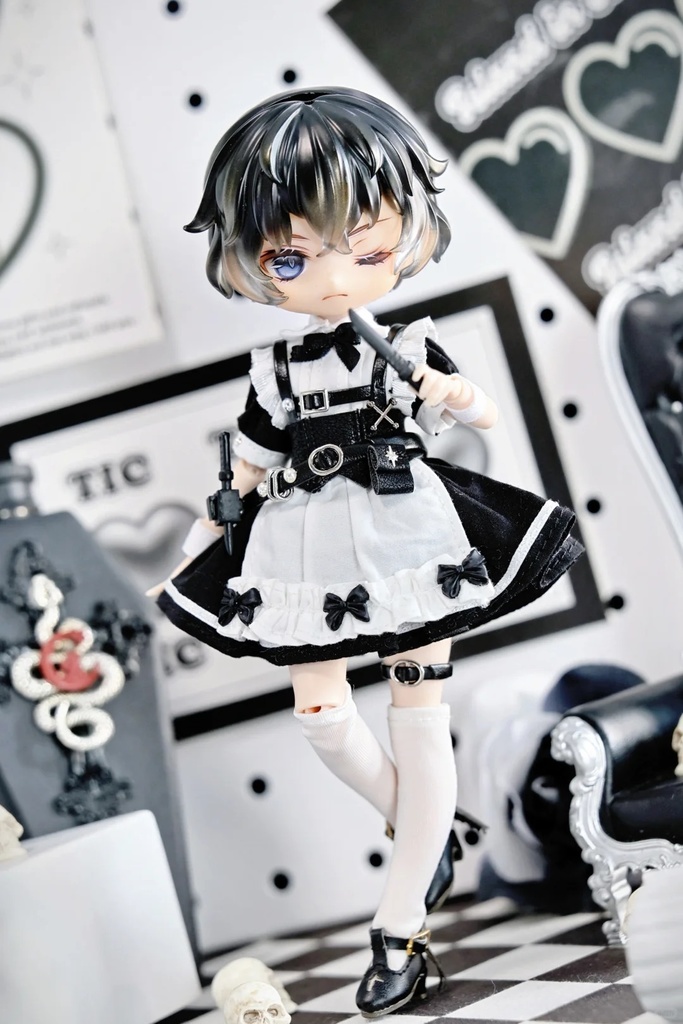 「受注」꒰メイド服コレクション꒱「1/12ドール, OB11/OF」