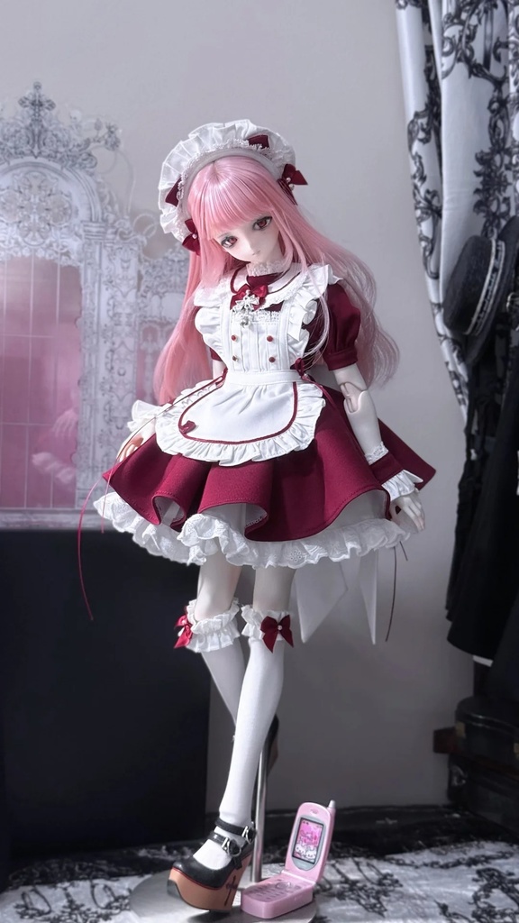 「受注」꒰にゃん日和🎀꒱「1/4ドール服 MDD/OF」