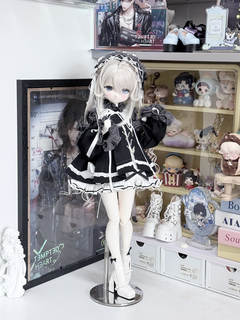 「受注」꒰墨に染まる聖歌꒱「1/4ドール服 MDD, KUMAKO/OF」