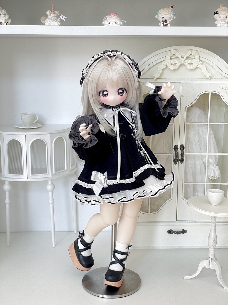 「受注」꒰墨に染まる聖歌꒱「1/4ドール服 MDD, KUMAKO/OF」