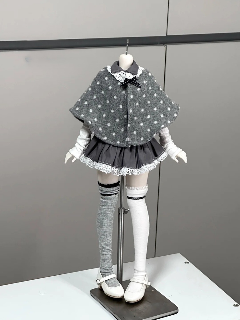 「受注」꒰水玉の恋結び꒱「1/4ドール服 MDD, MSD, SDM/OF」