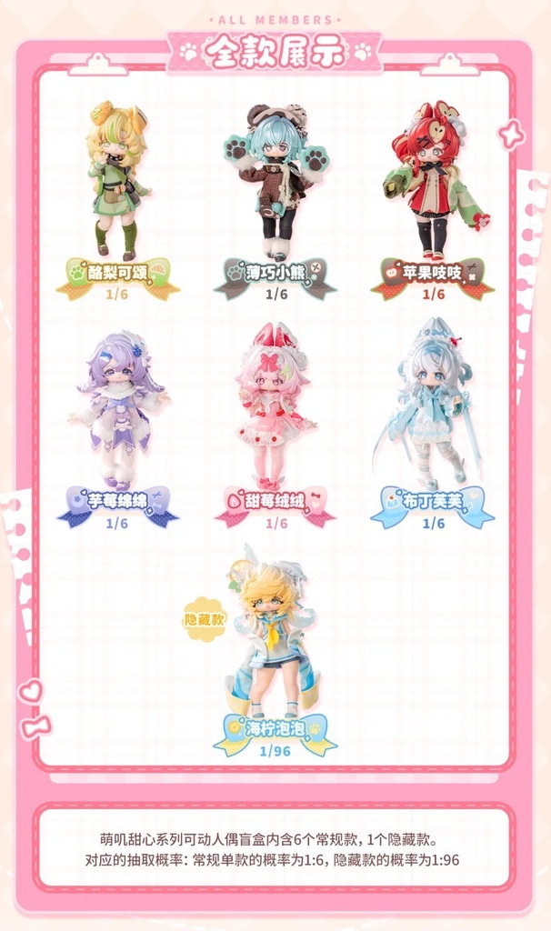 「受注」꒰ミアスウィーティー꒱ 「1/12 MJD ブラインドボックス」