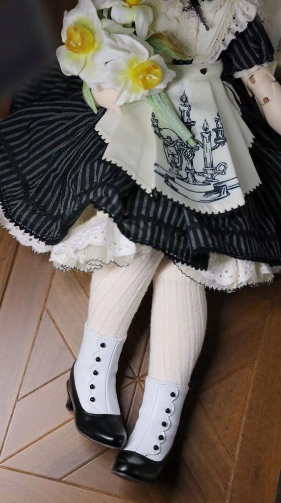 「受注」꒰パールリリィ꒱「1/4ドール靴 MDD, KUMAKO/OFF」