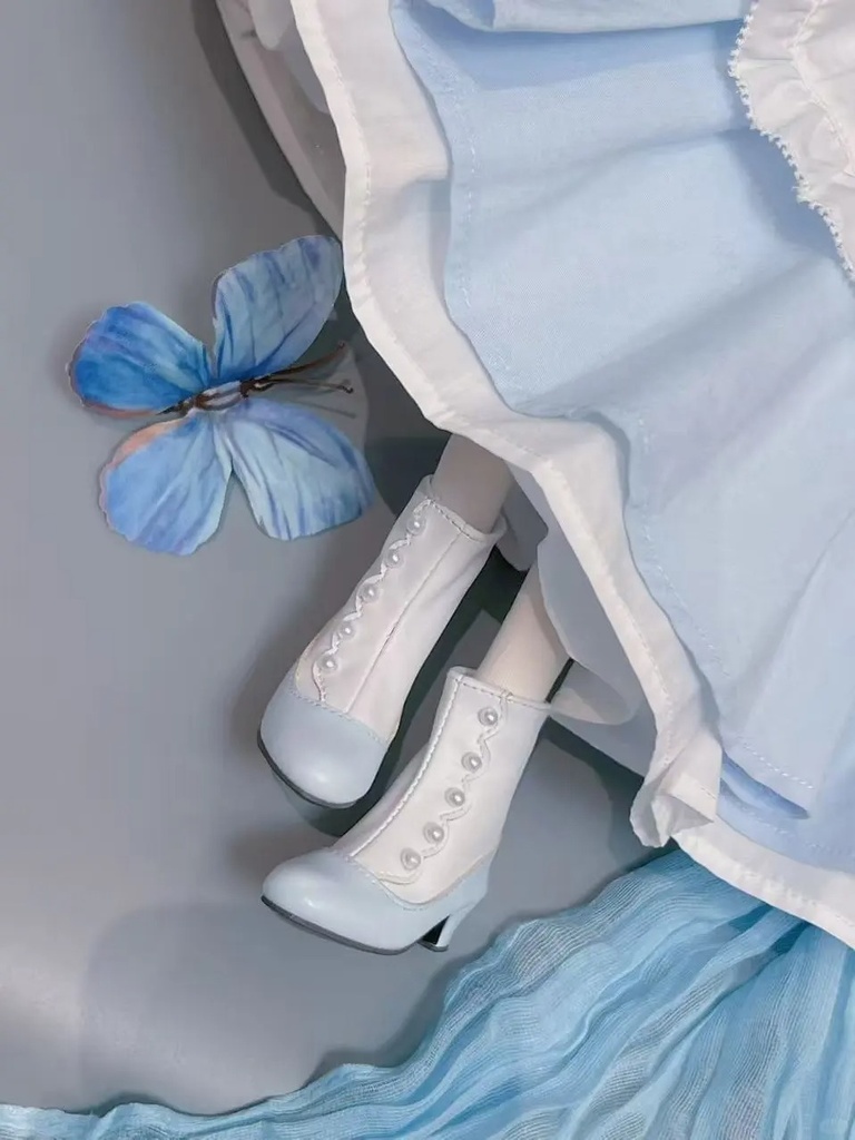 「受注」꒰パールリリィ꒱「1/4ドール靴 MDD, KUMAKO/OFF」