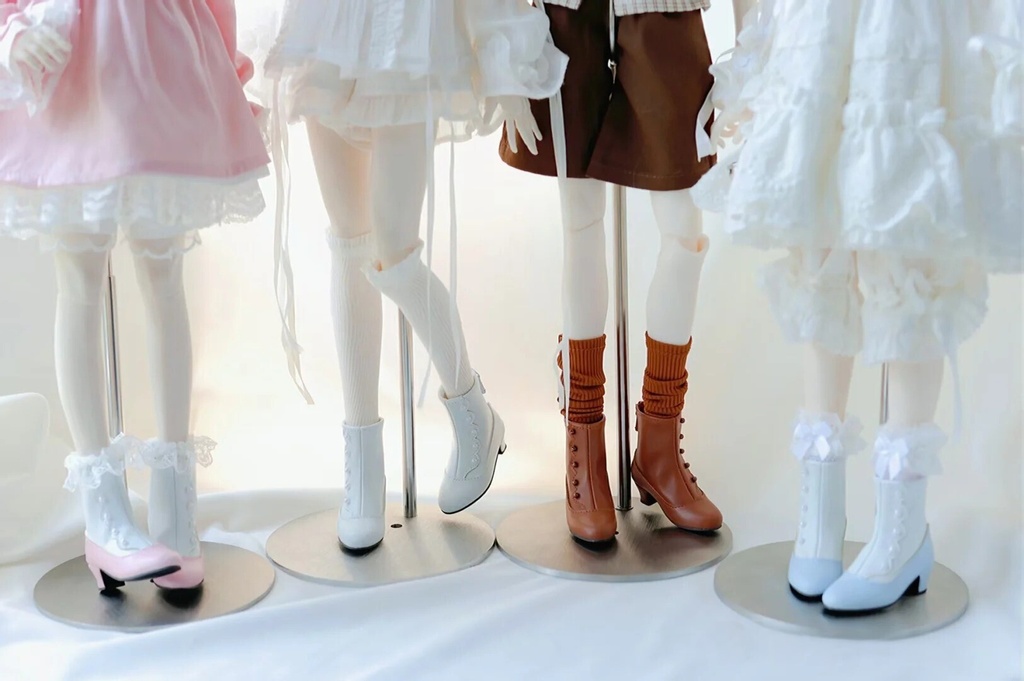 「新色追加」꒰パールリリィ꒱「1/4ドール靴 MDD, KUMAKO/OFF」