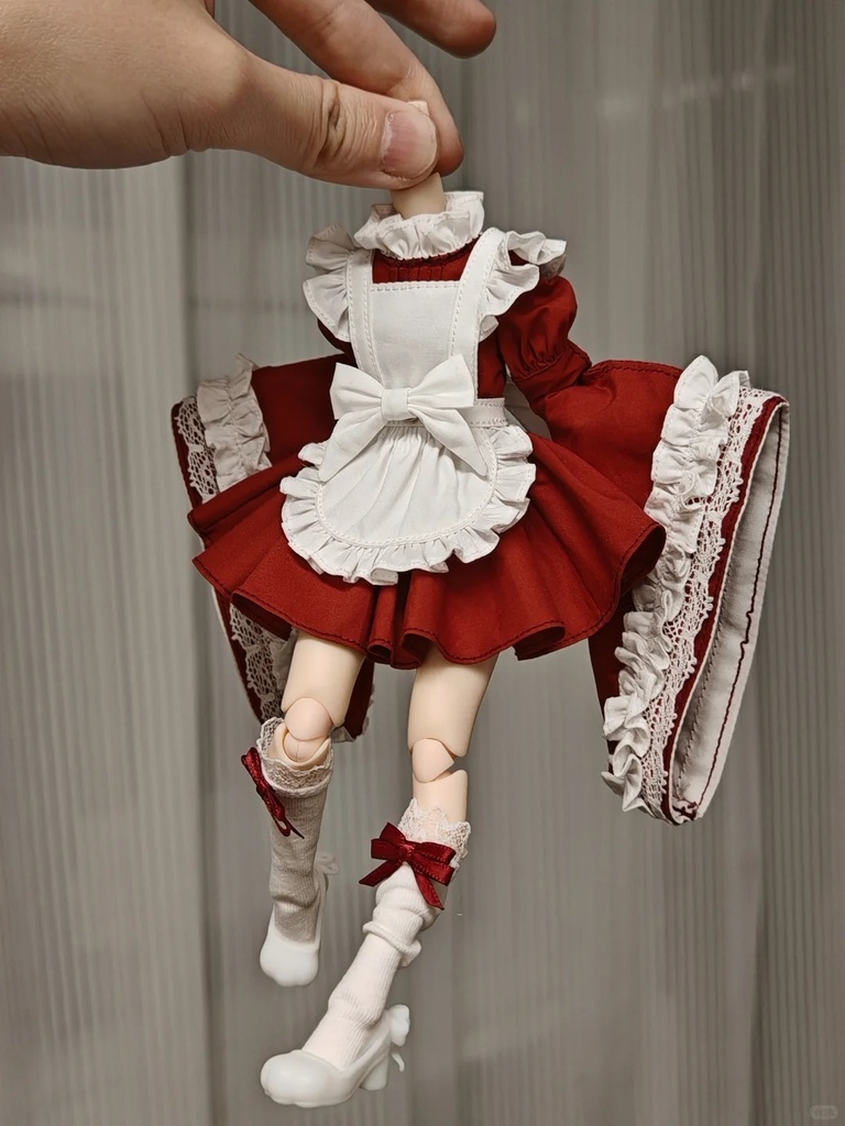 !限定受注中!「受注」꒰にゃんメイド꒱「1/6ドール · 1/4ドール服 MDD, Azone/OF」