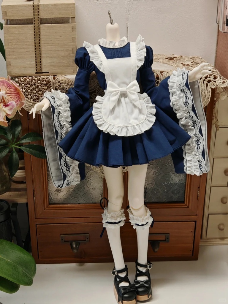 !限定受注中!「受注」꒰にゃんメイド꒱「1/6ドール · 1/4ドール服 MDD, Azone/OF」