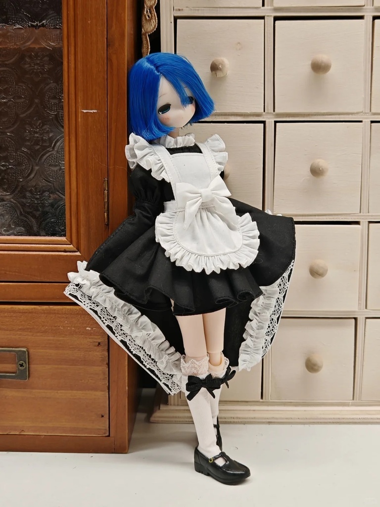 !限定受注中!「受注」꒰にゃんメイド꒱「1/6ドール · 1/4ドール服 MDD, Azone/OF」