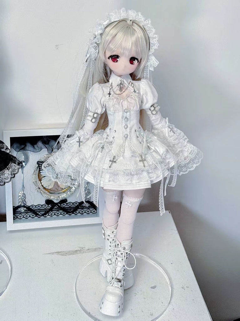 「受注」꒰夜影の姫꒱「1/3ドール · 1/4ドール服 MDD, MSD, SD16/OF」