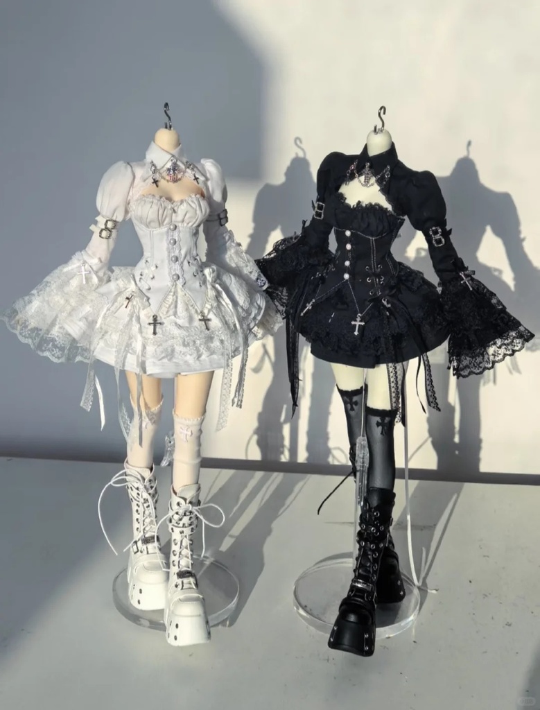 「受注」꒰夜影の姫꒱「1/3ドール · 1/4ドール服 MDD, MSD, SD16/OF」