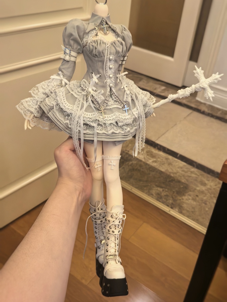 「受注」꒰夜影の姫꒱「1/3ドール · 1/4ドール服 MDD, MSD, SD16/OF」