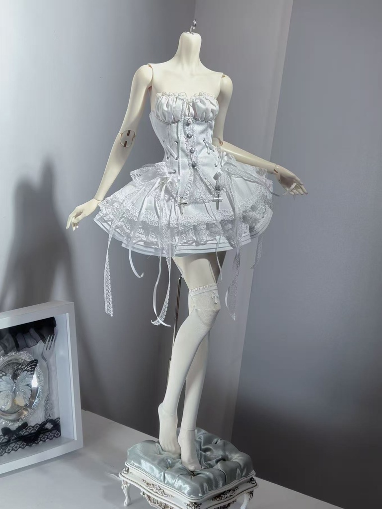 「受注」꒰夜影の姫꒱「1/3ドール · 1/4ドール服 MDD, MSD, SD16/OF」