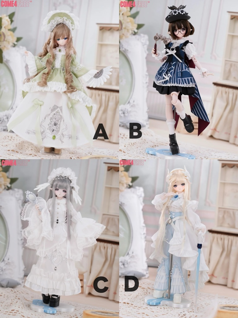 「受注」꒰MINTY4 羽霧の詩 ꒱「1/6 BJD 植毛ドール」ブラインドボックス