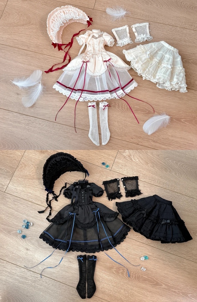 「受注」꒰瑠璃の匣꒱「1/4ドール服 MDD/OF」