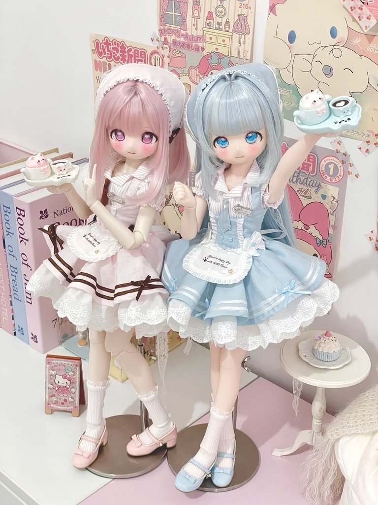 「通販」꒰にゃんマキアート꒱「1/4ドール服 MDD, MSD/OF」