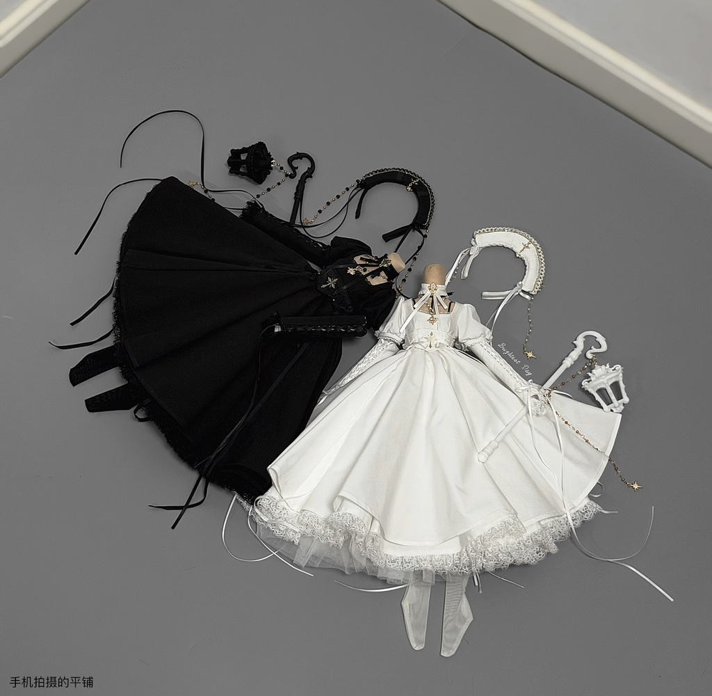 「受注」꒰純白の日꒱「1/4ドール服 MDD/OF」