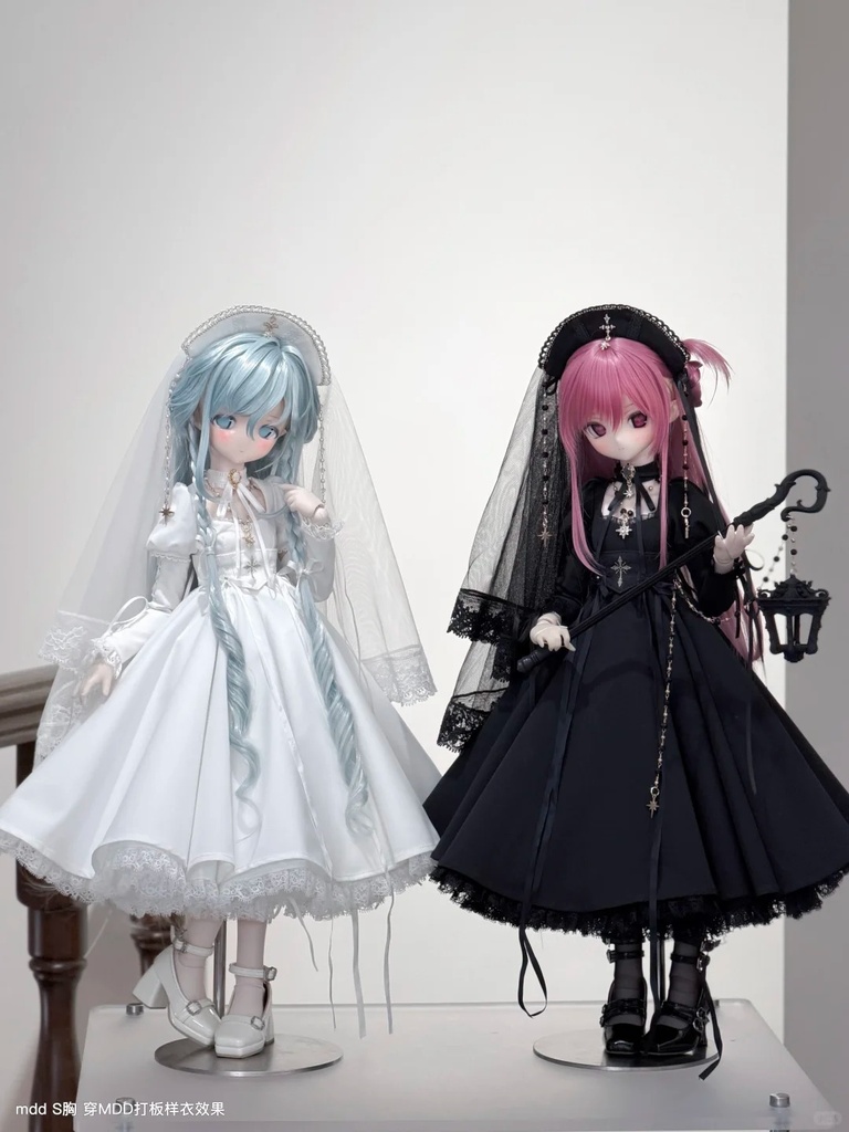 「受注」꒰純白の日꒱「1/4ドール服 MDD/OF」