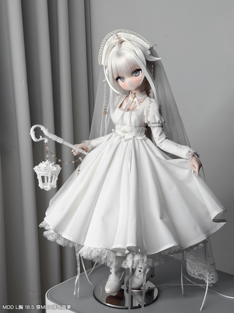 「受注」꒰純白の日꒱「1/4ドール服 MDD/OF」