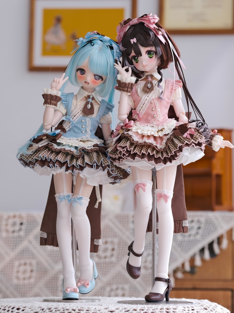 「受注」꒰スイーツメイド꒱「1/3ドール・1/4ドール服 MDD, AP, SDGr/OF」