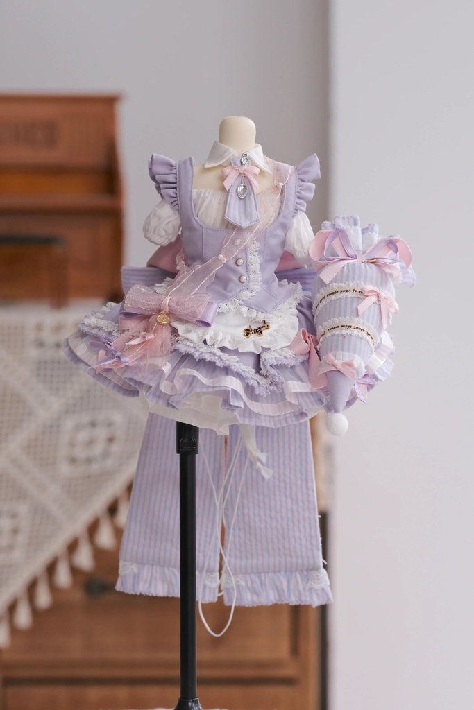 「受注」꒰スイーツメイド꒱「1/3ドール・1/4ドール服 MDD, AP, SDGr/OF」