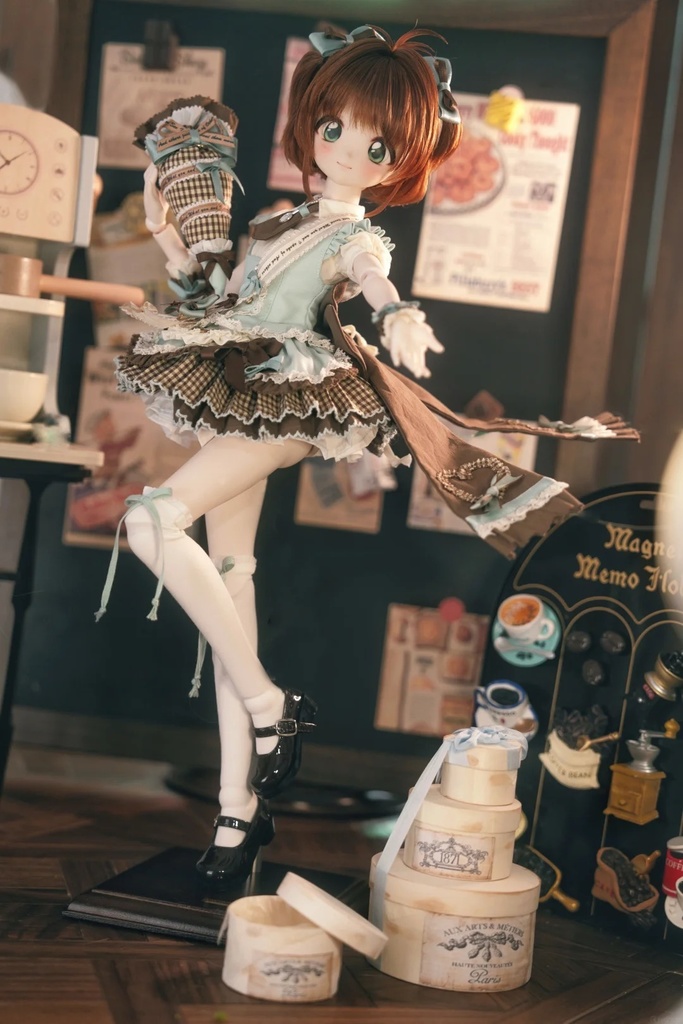 「受注」꒰スイーツメイド꒱「1/3ドール・1/4ドール服 MDD, AP, SDGr/OF」