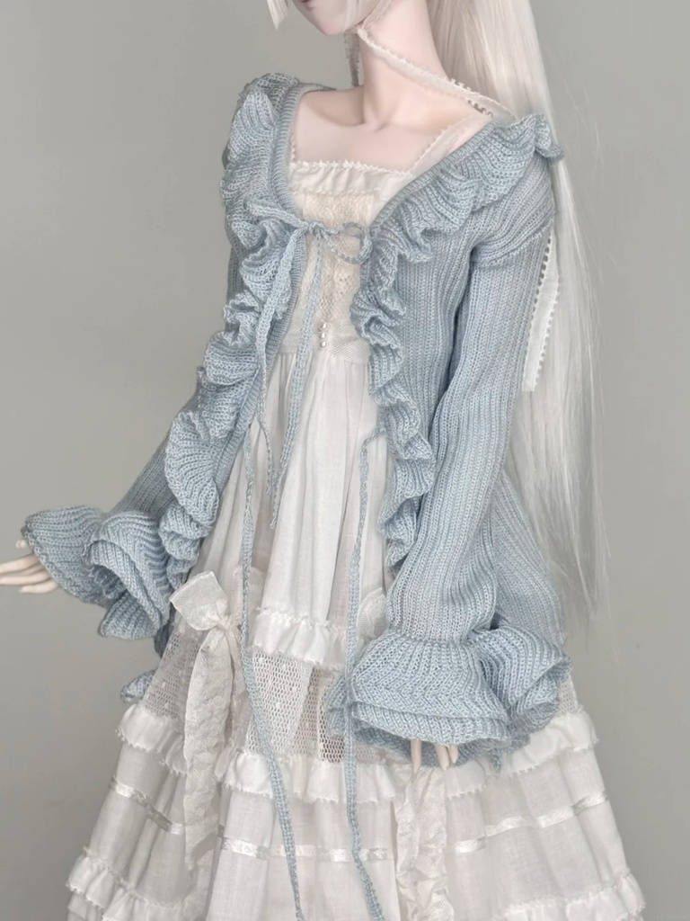 !受注限定!꒰雲フリル꒱「1/4ドール服, ニット」