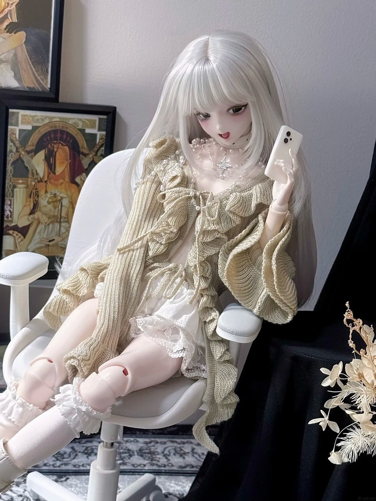 !受注限定!꒰雲フリル꒱「1/4ドール服, ニット」