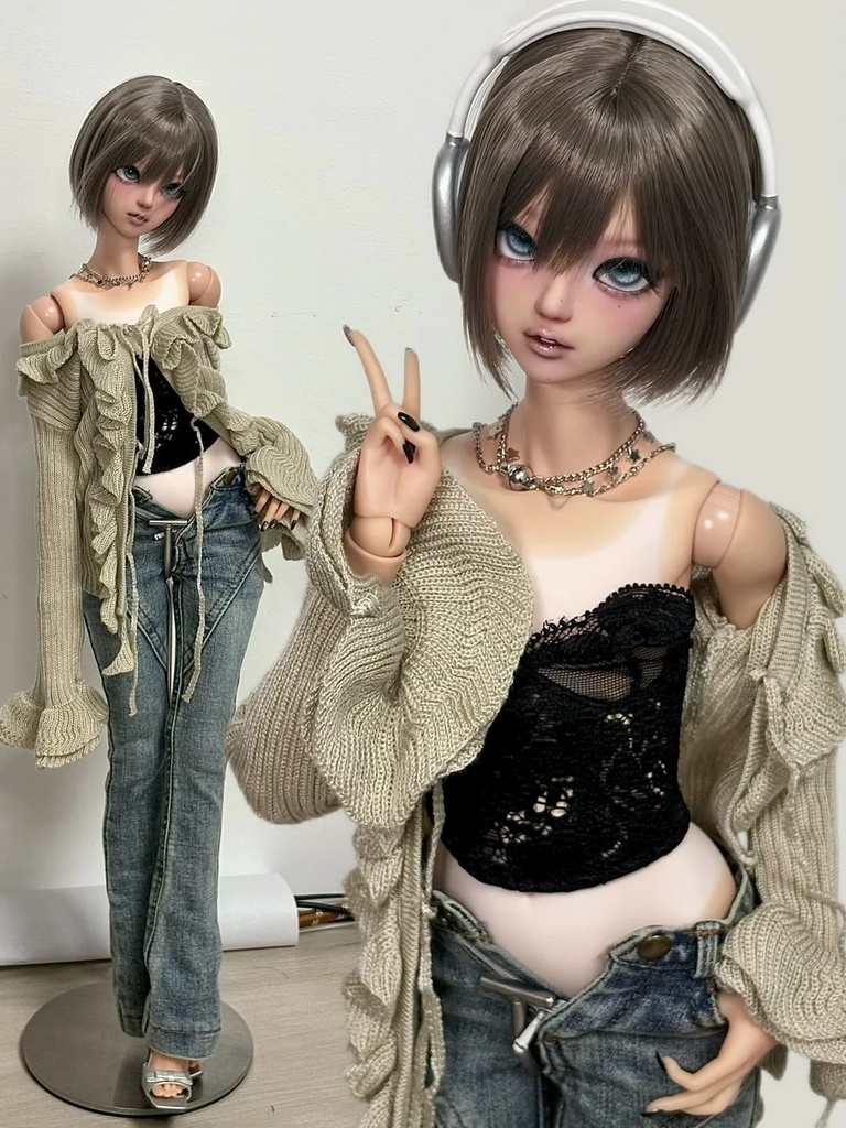 !受注限定!꒰雲フリル꒱「1/4ドール服, ニット」