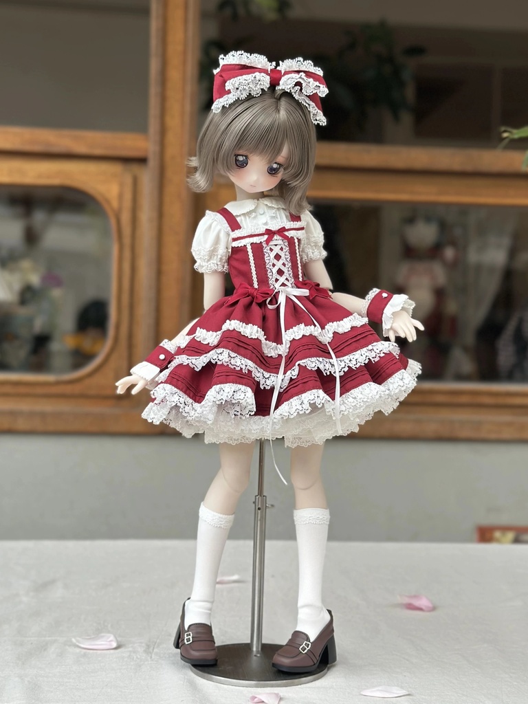 「受注」꒰四月桜物語꒱「1/4ドール服 MDD/OF」