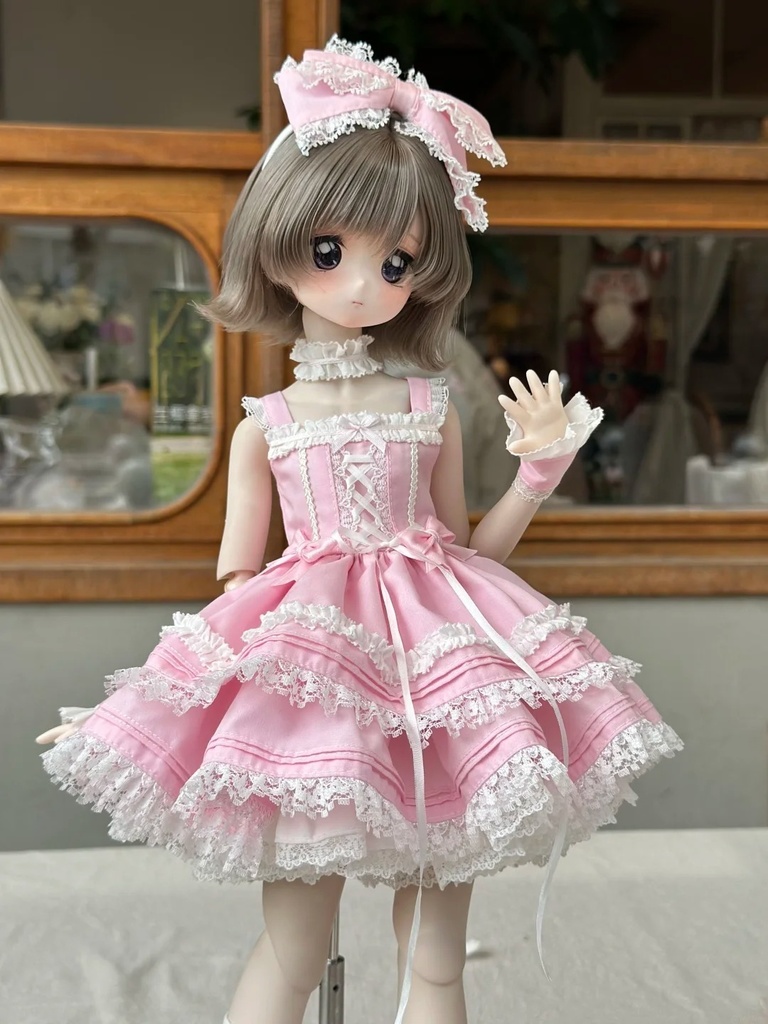 「受注」꒰四月桜物語꒱「1/4ドール服 MDD/OF」